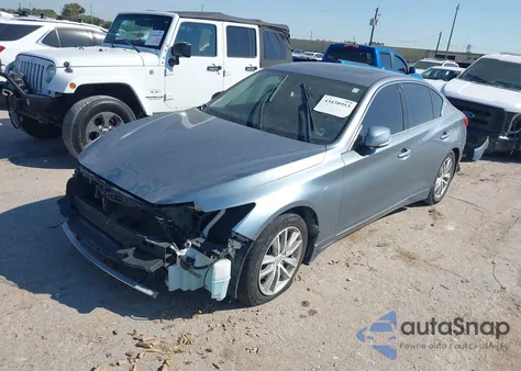 2015 Infiniti Q50 Premium from USA, damaged, VIN JN1BV7AP6FM340689